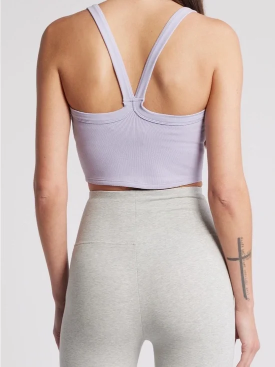 NWT FREE PEOPLE | FP Movement All Clear Rib Crop Camisole Sz M - Picture 14 of 16